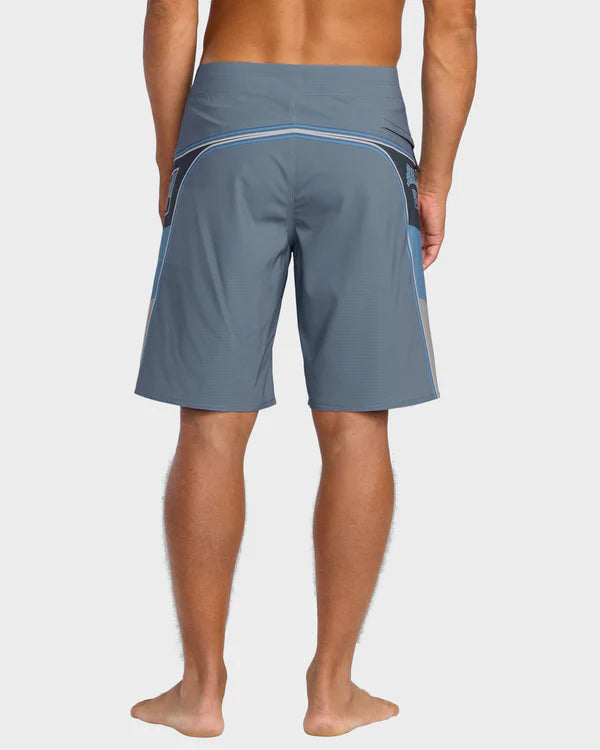 BILLABONG STRADDIE AIRLITE 20" BOARDSHORTS - STEEL BLUE