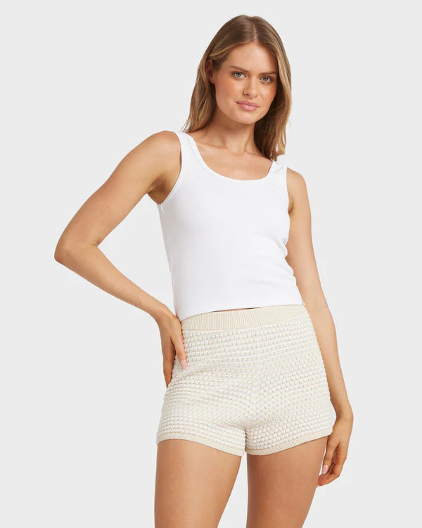 BILLABONG SUN BUBBLE STRIPE SHORT - WHITECAP