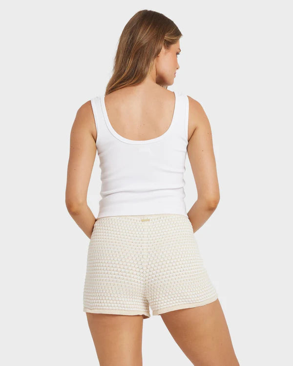 BILLABONG SUN BUBBLE STRIPE SHORT - WHITECAP