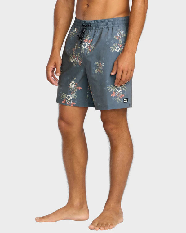 BILLABONG SUNDAYS LAYBACK - STEEL BLUE FLORAL