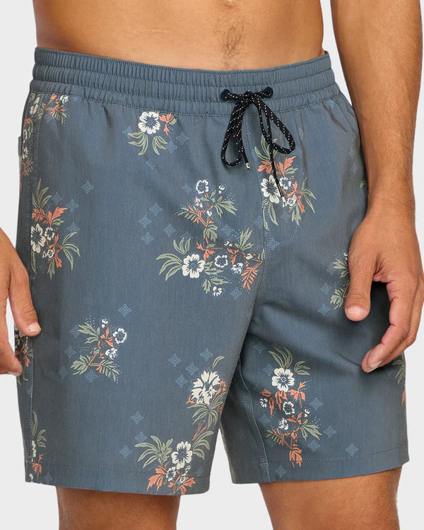 BILLABONG SUNDAYS LAYBACK - STEEL BLUE FLORAL