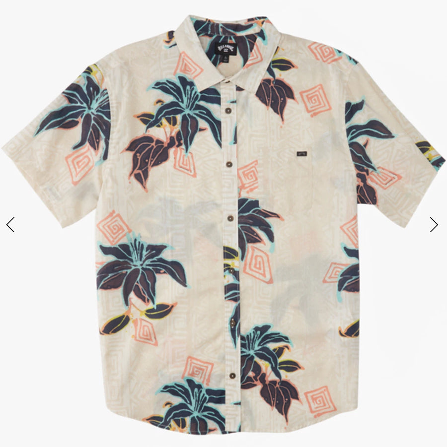 BILLABONG SUNDAYS SHORT SLEEVE - BONE