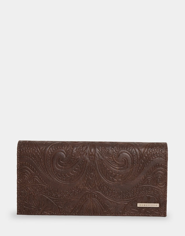 BILLABONG SUNSET RHAPSODY BEACH WALLET - CHOCOLATE BROWN