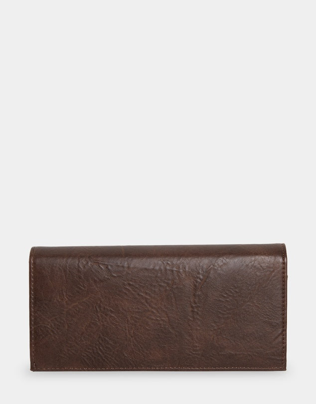 BILLABONG SUNSET RHAPSODY BEACH WALLET - CHOCOLATE BROWN