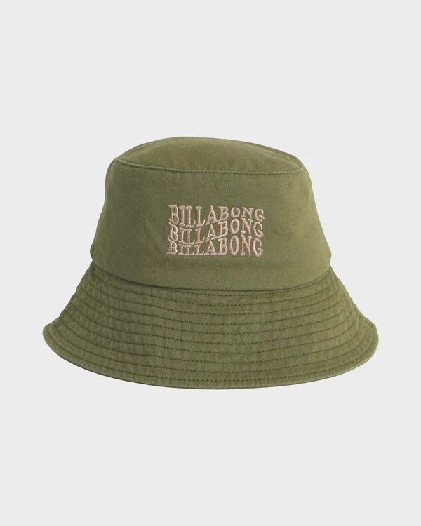 BILLABONG SURF HIGH FADED BUCKET HAT - DARK OLIVE