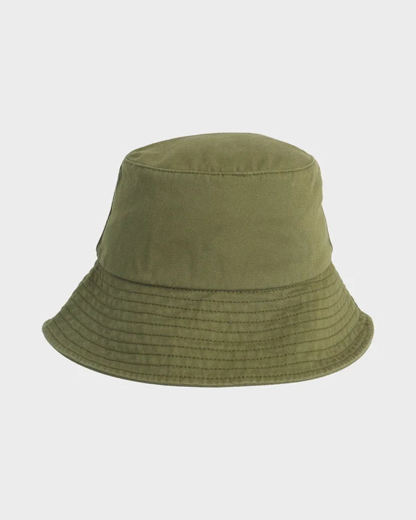 BILLABONG SURF HIGH FADED BUCKET HAT - DARK OLIVE