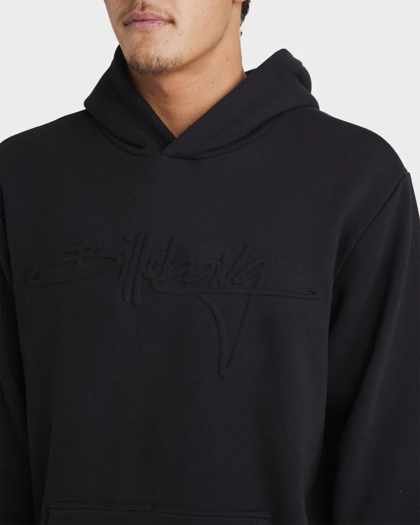 BILLABONG TONAL BOSS POP HOOD - BLACK
