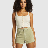BILLABONG WOMENS FREE FALL CORD SHORTS - AVOCADO