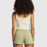 BILLABONG WOMENS FREE FALL CORD SHORTS - AVOCADO