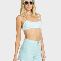 BILLABONG WOMENS FREE FALL CORD SHORTS - MINT