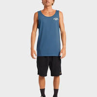 BILLABONG HERITAGE ARCH TANK - REAL TEAL