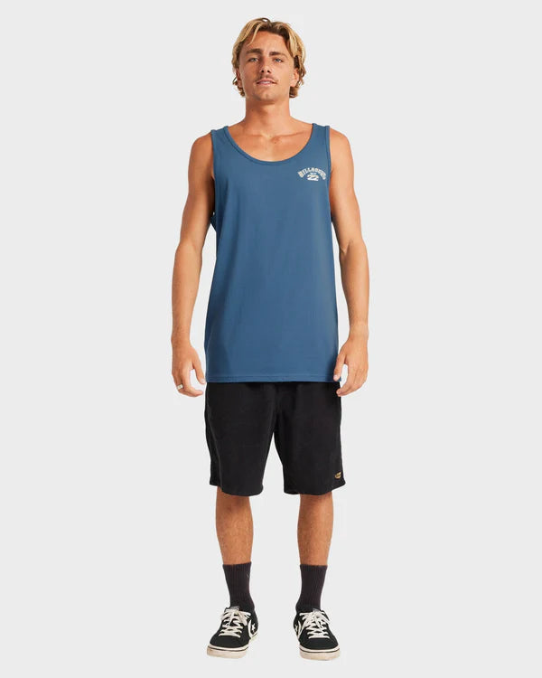 BILLABONG HERITAGE ARCH TANK - REAL TEAL