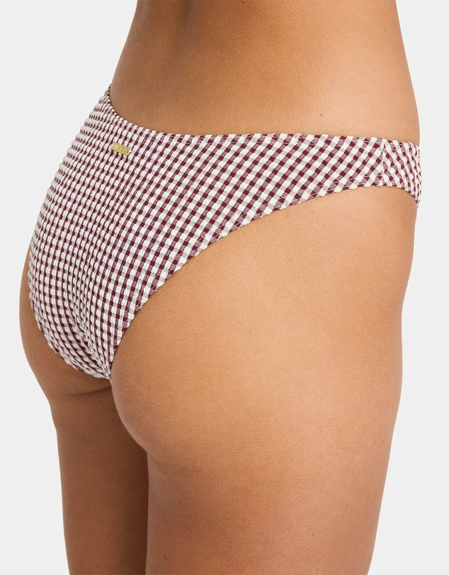 BILLABONG MINI WAVE CHECK HIKE - RED DAHLIA