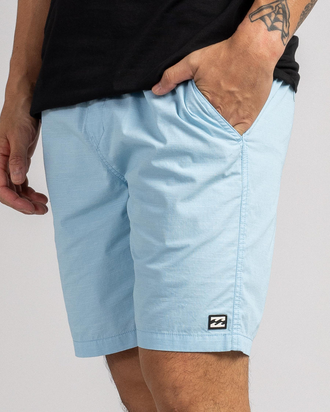 BILLABONG SLUB ELASTIC BOARDSHORT - SKY BLUE