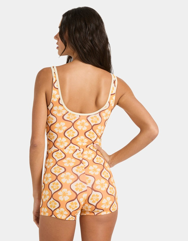 BILLABONG SOL GROOVE RETRO SURF SUIT - TANGERINE