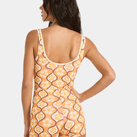 BILLABONG SOL GROOVE RETRO SURF SUIT - TANGERINE