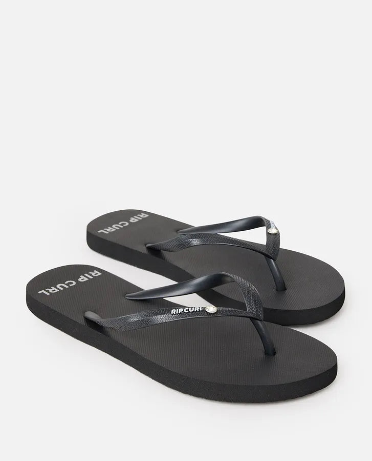 RIP CURL PREMIUM SURF BLOOM OPEN TOE - BLACK