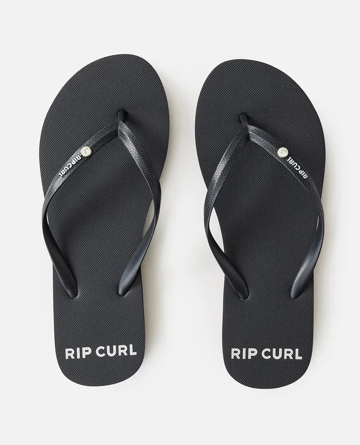 RIP CURL PREMIUM SURF BLOOM OPEN TOE - BLACK