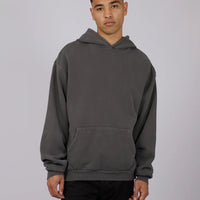 SILENT THEORY BOX HOODIE - COAL