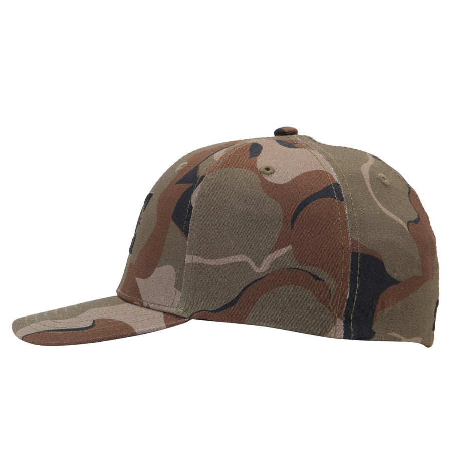 DC BOY'S CAP STAR STRETCH FIT HAT ABSTRACT CAMO