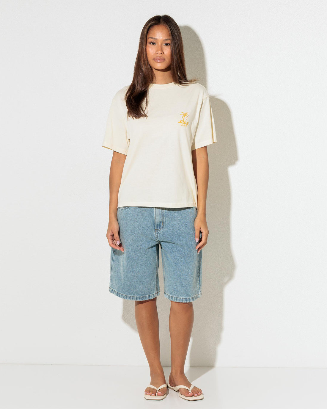 CARVE OCEAN LOVER WOMENS BASIC SHORT SLEEVE TEE - WPD BUTTER