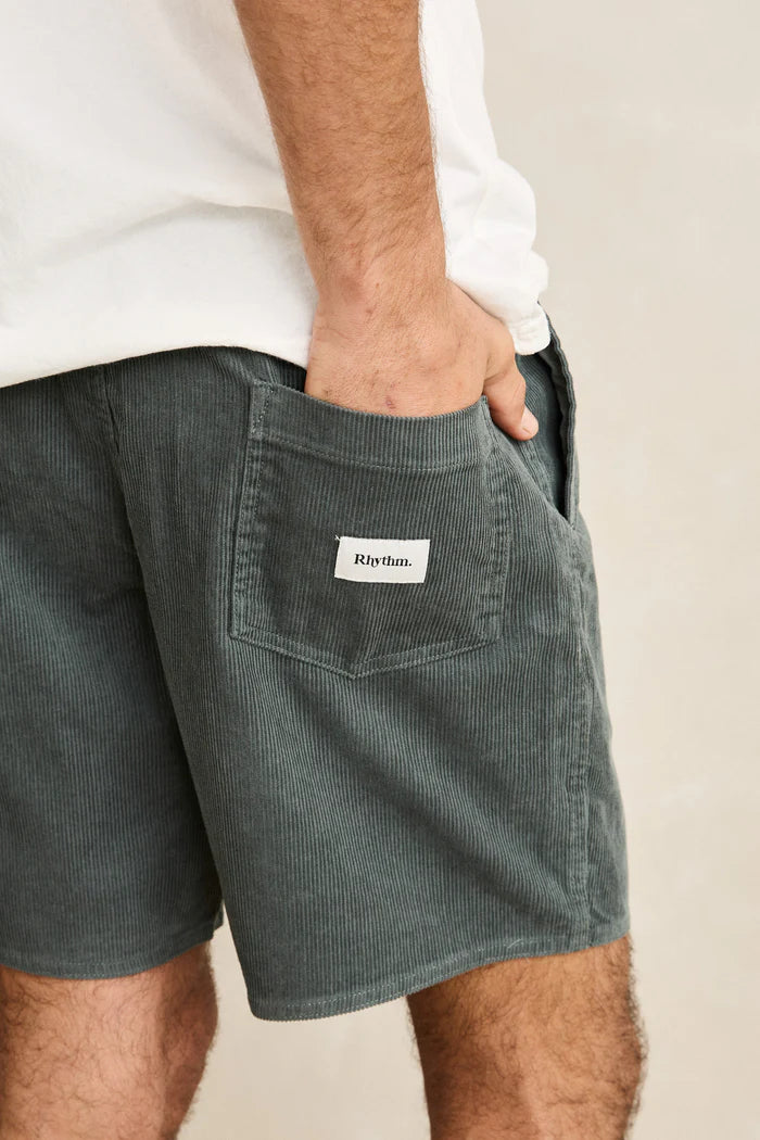 RHYTHM CLASSIC CORD JAM SHORT - SILVER PINE