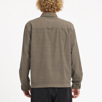 RVCA COASTAL OVERSHIRT - MUSHROOM