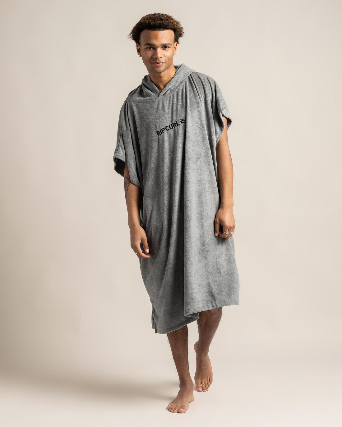 RIP CURL BRAND HOODED TOWEL - OLIVE