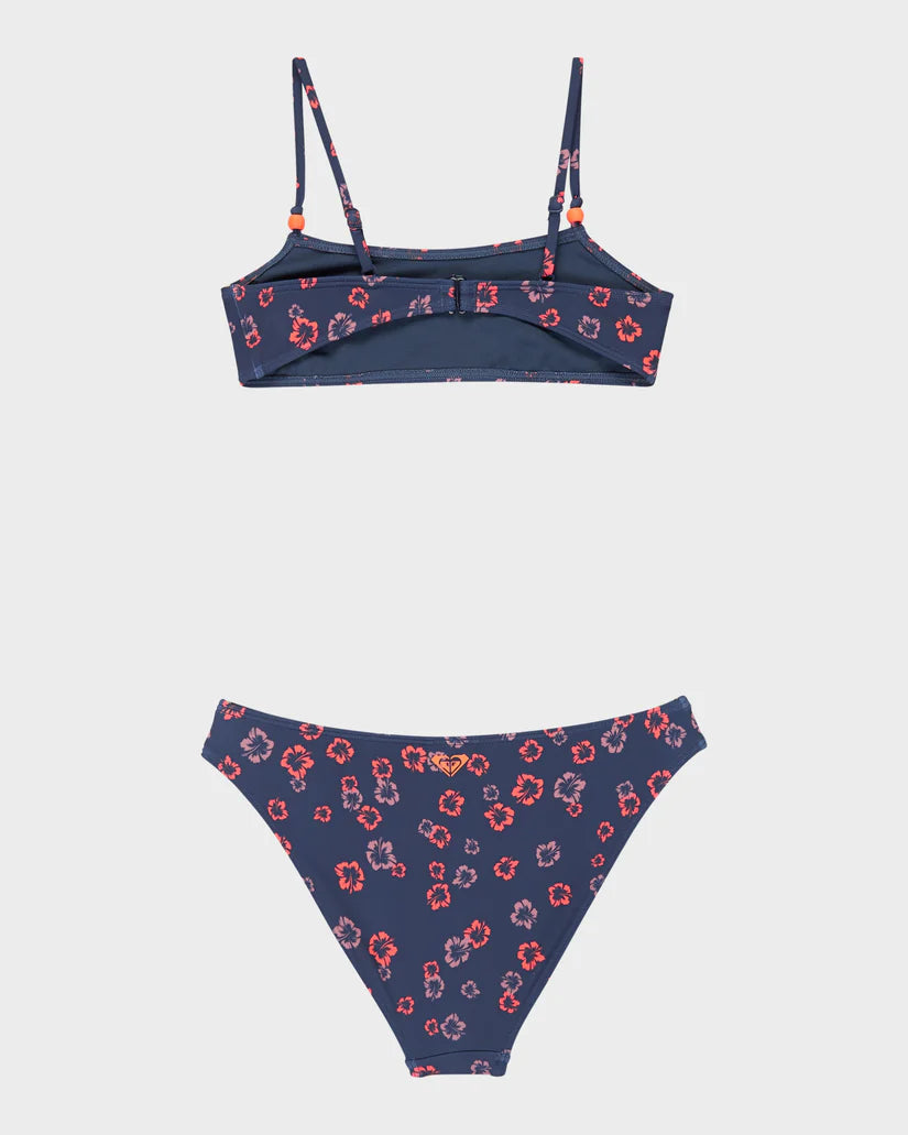 ROXY CUTE DITSY BRALETTE SET - OCEANA BLUE