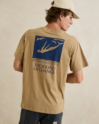 RHYTHM CALYPSO SHORT SLEEVE T-SHIRT - INCENSE