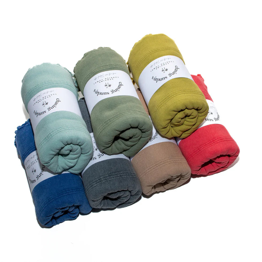 CHASING SUNDAYS STONEWASHED TURKISH TOWEL