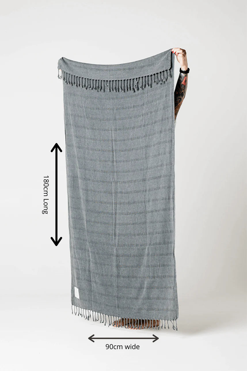 CHASING SUNDAYS STONEWASHED TURKISH TOWEL