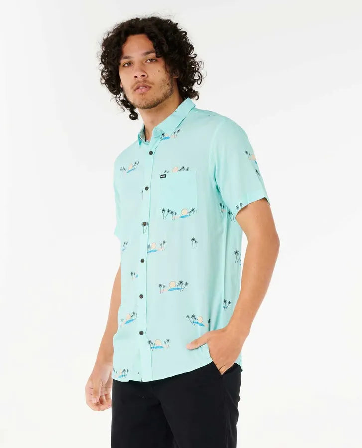RIP CURL CODY WELSH SS SHIRT - AQUA