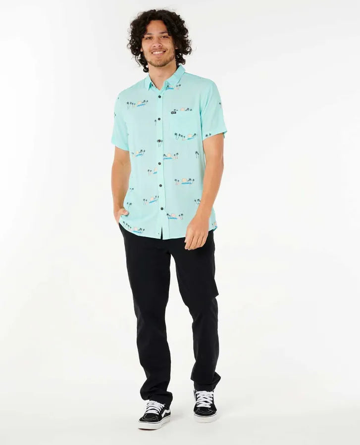 RIP CURL CODY WELSH SS SHIRT - AQUA