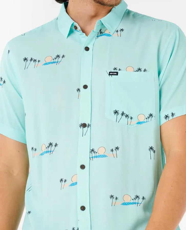 RIP CURL CODY WELSH SS SHIRT - AQUA