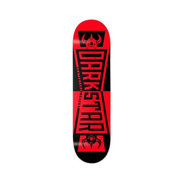 DARKSTAR SKATEBOARD DECK DIVIDE RHM 7.75" X 31.2" BLACK RED 13.875" WB