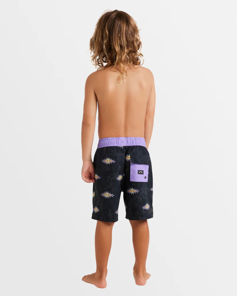 BILLABONG GROMS DIAMOND GRIT LAYBACK