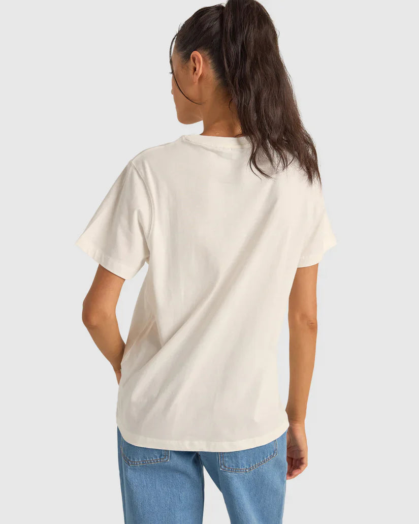 RHYTHM FLAGSHIP BOYFRIEND TEE - WHITE