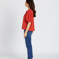 FLORANCE BOHEMIA LILITH TOP - PAPRIKA