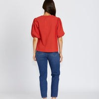 FLORANCE BOHEMIA LILITH TOP - PAPRIKA