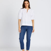 FLORANCE BOHEMIA LILITH TOP - WHITE