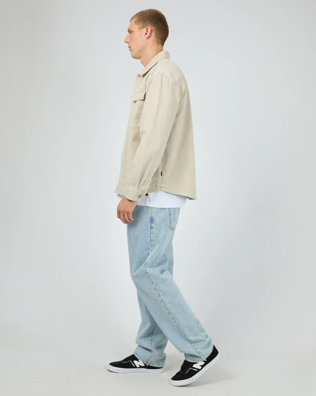 SILENT THEORY FADE OVERSHIRT - GREY