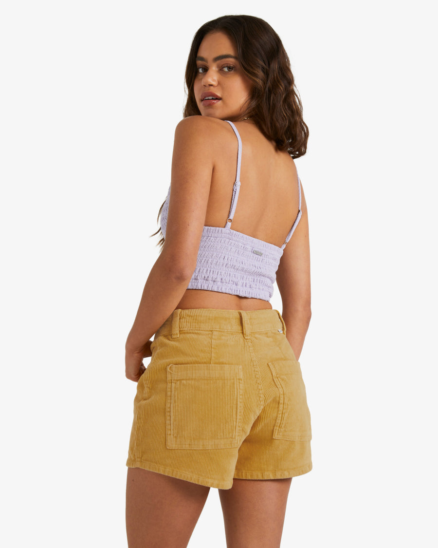BILLABONG FREE FALL CORD SHORTS - CURRY