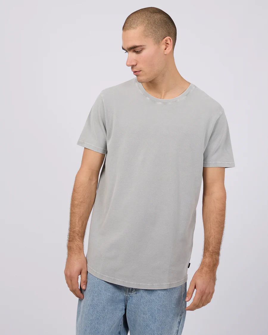 SILENT THEORY PIQUE TEE - GREY