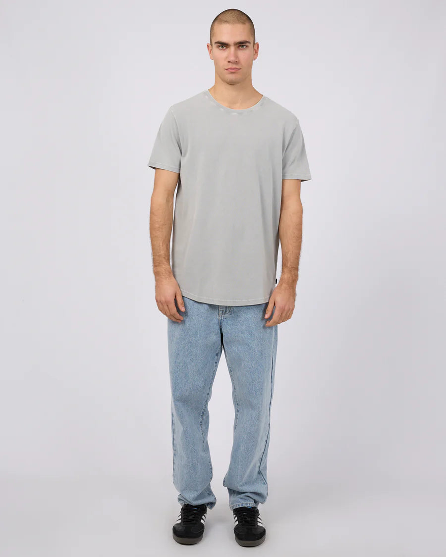 SILENT THEORY PIQUE TEE - GREY