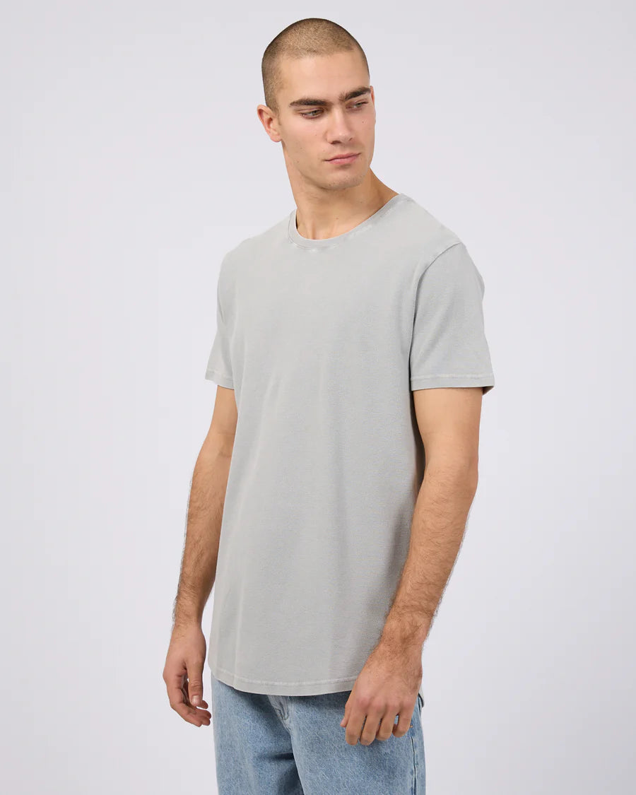 SILENT THEORY PIQUE TEE - GREY