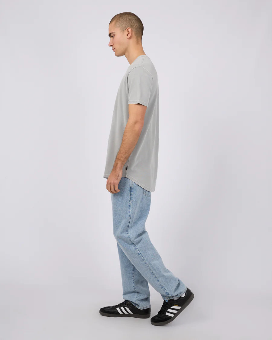SILENT THEORY PIQUE TEE - GREY
