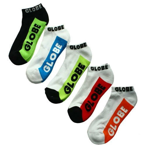 GLOBE MENS MULTI BRIGHTS ANKLE SOCK 5PK