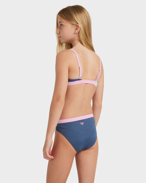 ROXY COLORBLOCK TRI BIKINI SET - VINTAGE INDIGO