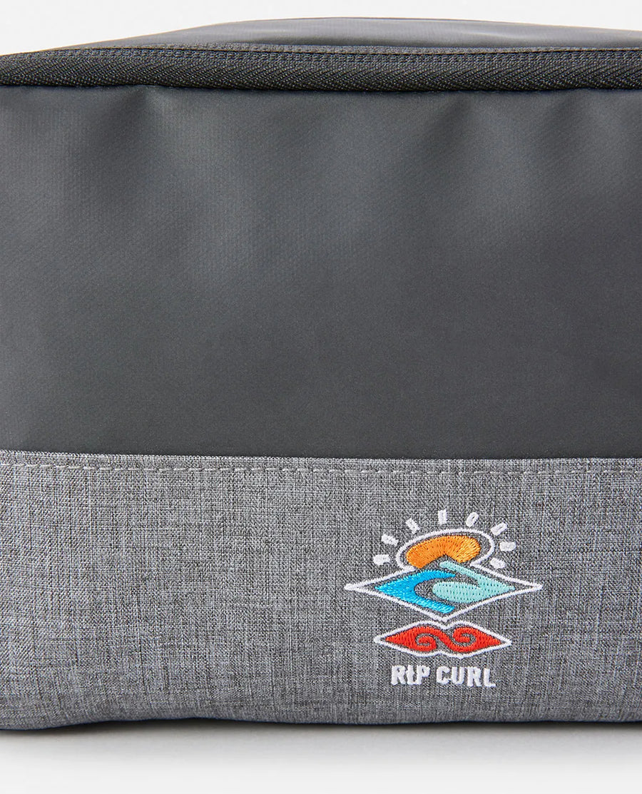 RIP CURL GROOM ICONS OF SURF TOILETRY BAG - GREY